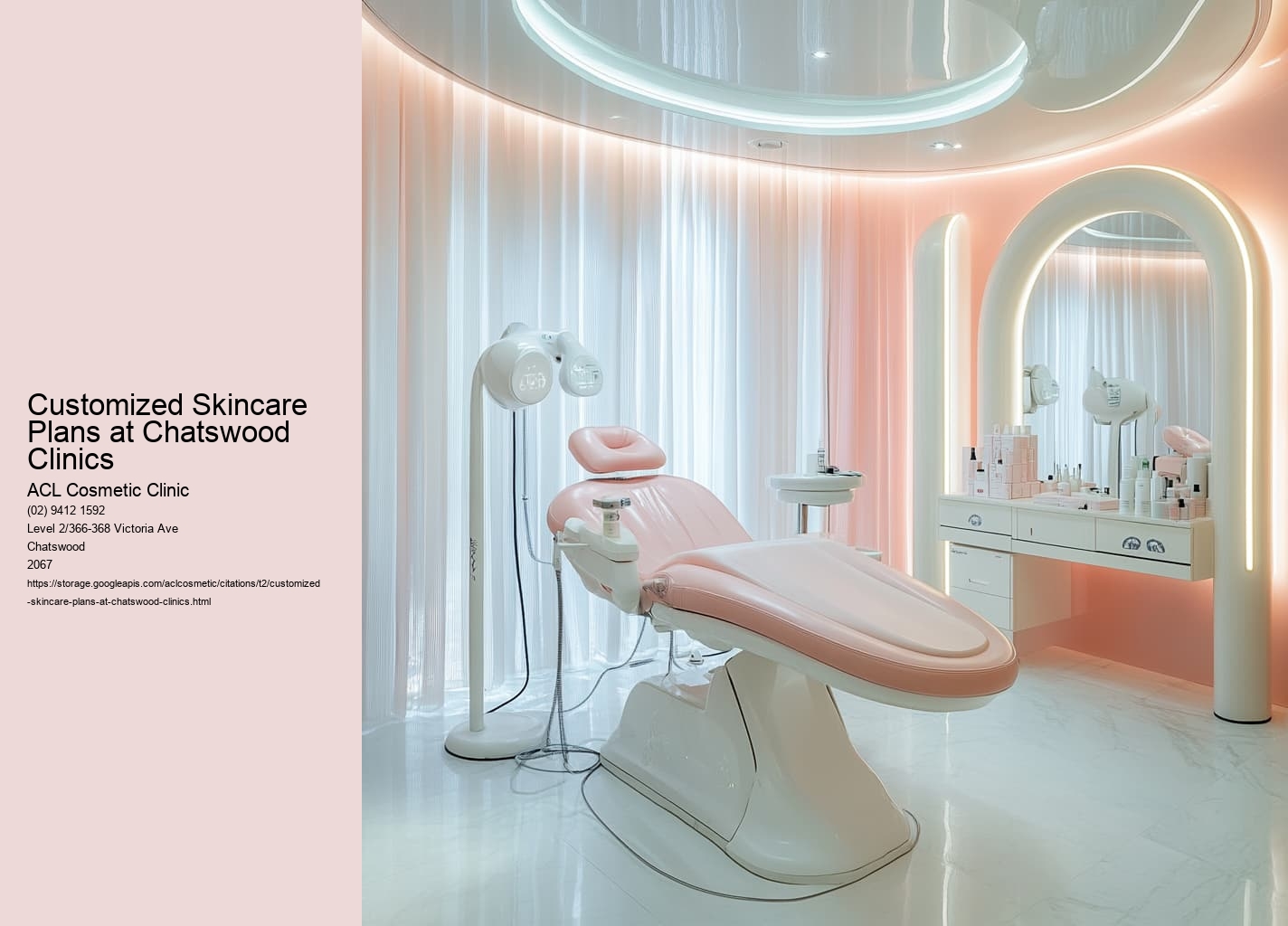 Customized Skincare Plans at Chatswood Clinics