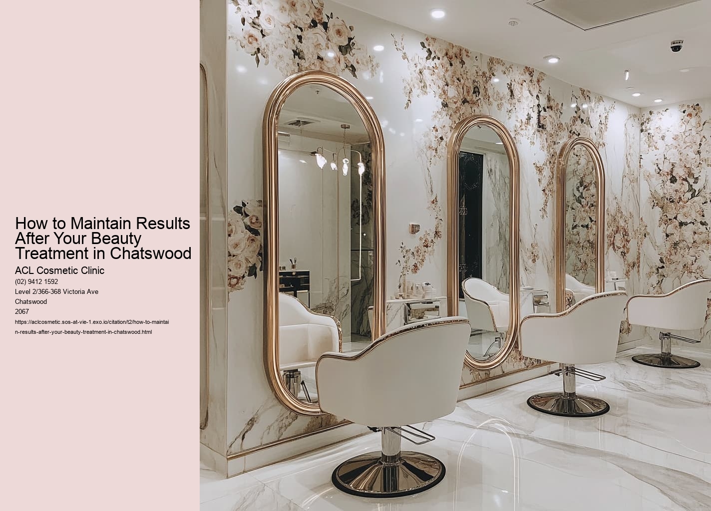 How to Maintain Results After Your Beauty Treatment in Chatswood