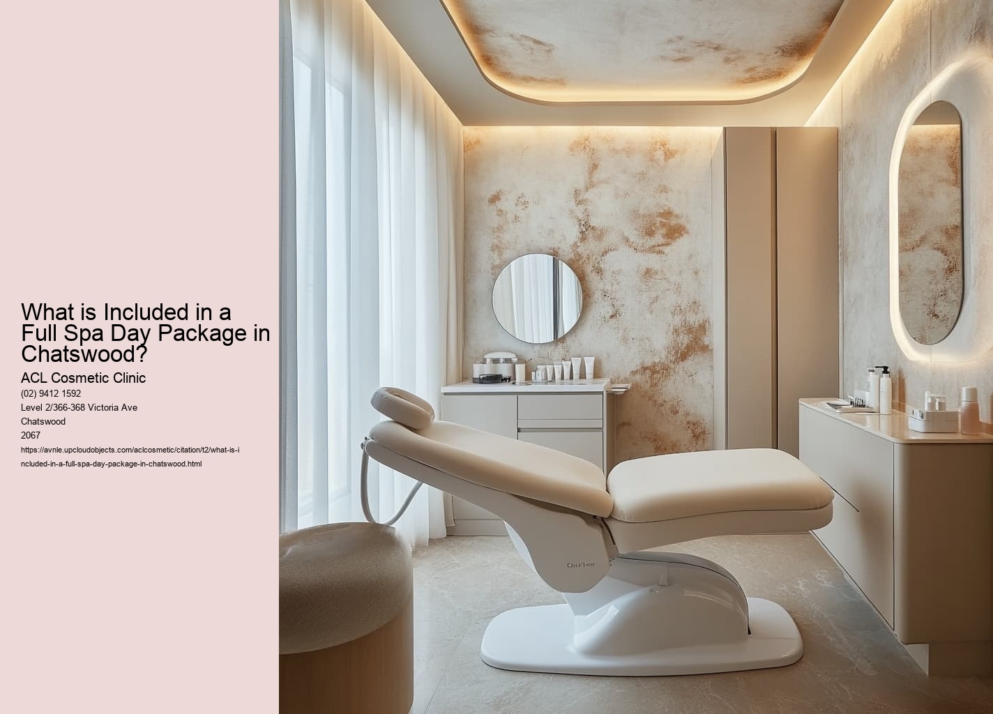 What is Included in a Full Spa Day Package in Chatswood?