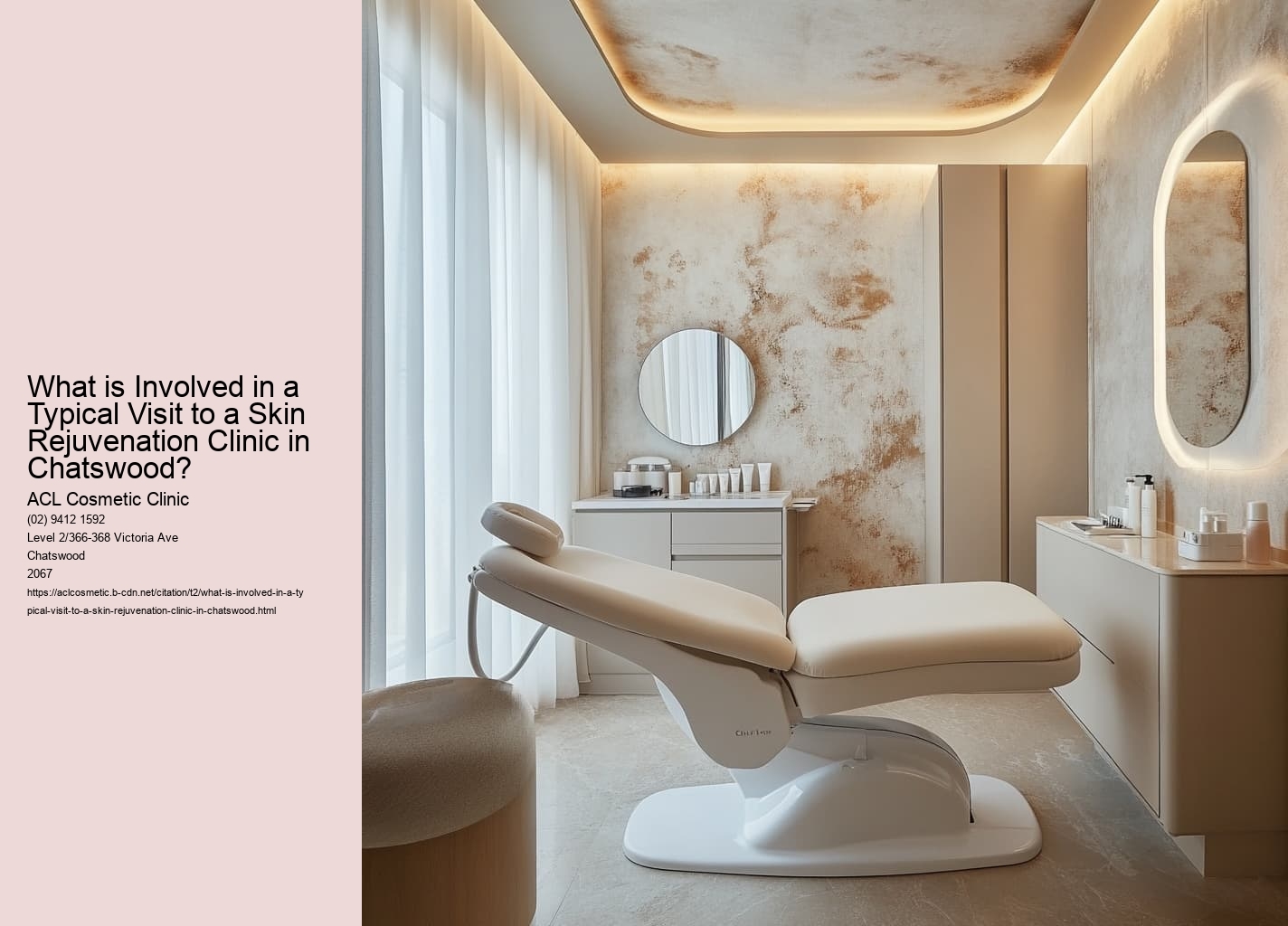 What is Involved in a Typical Visit to a Skin Rejuvenation Clinic in Chatswood?